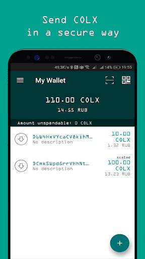 ColossusXT Wallet screenshot 2