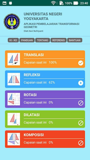 Transformasi Geometri скриншот 1