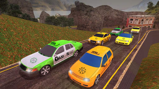3D Taxi Driver - Hill Station screenshot 3
