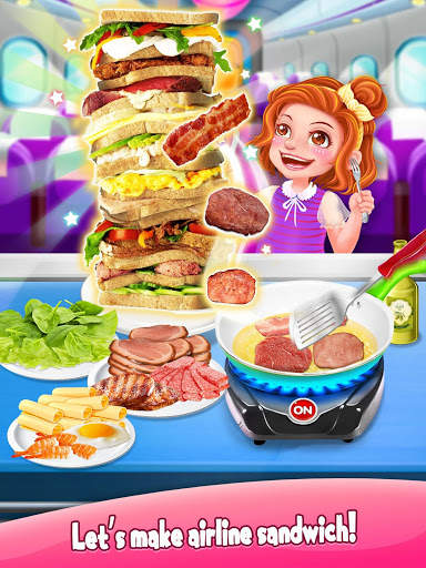Airline  Food - The Best Airplane Flight Chef screenshot 1