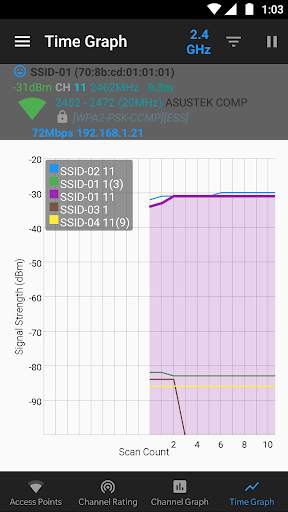 WiFi Analyzer (open-source) screenshot 13