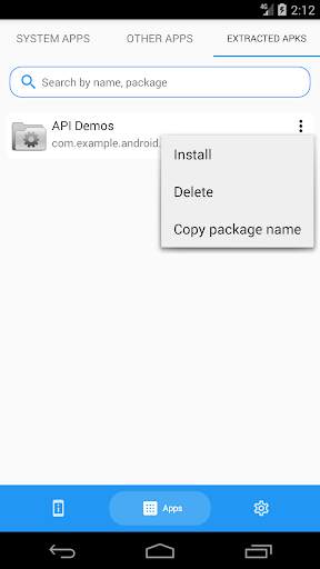 Package inspector: Device info, App info screenshot 3