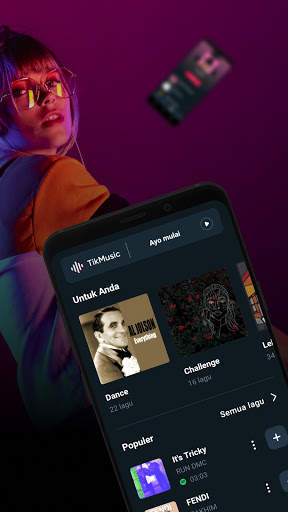 TikMusic - lagu populer & daftar putar tren 2021 screenshot 2