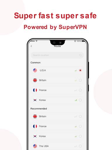 Super VPN- Free VPN Proxy Server & Secure Service screenshot 4