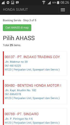 Honda Sumut screenshot 5