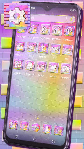Colorful Bricks Launcher Theme screenshot 3