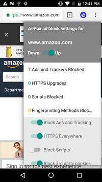 AirFox Browser screenshot 2