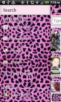 HD Pink Cheetah for Facebook screenshot 2