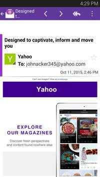 Email for Yahoo Mail App screenshot 1
