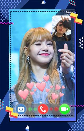 Lisa Video Call Blackpink- Video Call Simulation screenshot 8