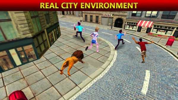 Serangan singa binatang marah screenshot 5