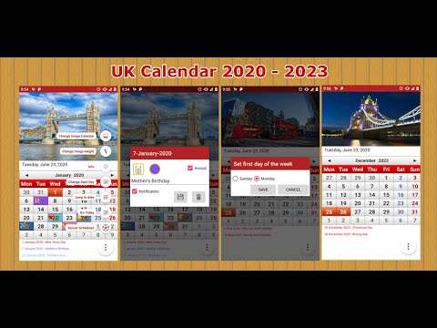 UK Calendar 2020 screenshot 1