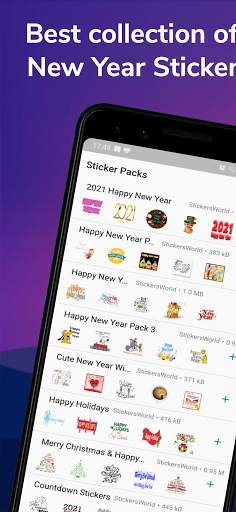 New Year Stickers for WhatsApp screenshot 1
