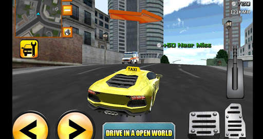 Crazy Driver Taxi Duty 3D screenshot 11