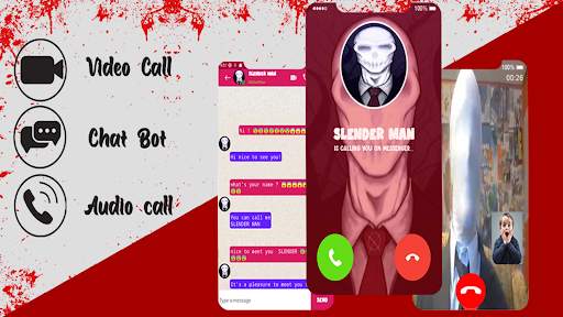 Slender Man Video call screenshot 15