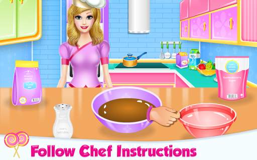 Lovely Rainbow Cake Cooking screenshot 4
