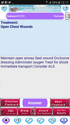 EMT Emergency Medical Technician Free App Exam screenshot 7