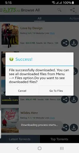Xtreme Torrent Finder - ( Search & Download ) screenshot 5