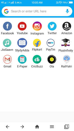 Turbo Web Browser screenshot 1