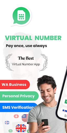 WaSim - Virtual Number for WA screenshot 1