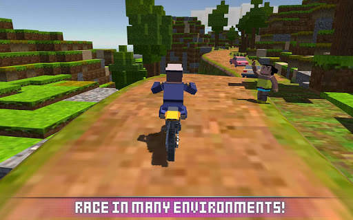 Blocky Moto Bike SIM screenshot 2