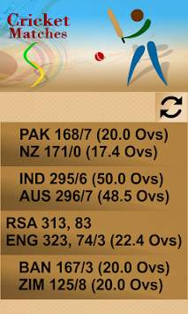 Cricket Scorecard Matches 2016 screenshot 1