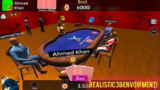 Teen Patti Multiplayer 1 تصوير الشاشة