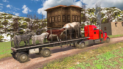 Farm Animal Transporter Truck Simulator 2017 screenshot 5