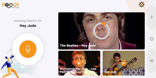 Poogy | YouTube Multi-Language Voice Command App screenshot 2