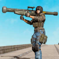 Real Commando Shooting Games 3D - Free Games 2020 logo