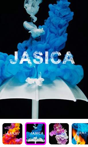 3D Smoke Effect Name Art Maker : Text Art Editor screenshot 4