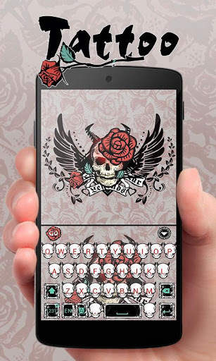 Tattoo Go Keyboard theme screenshot 1