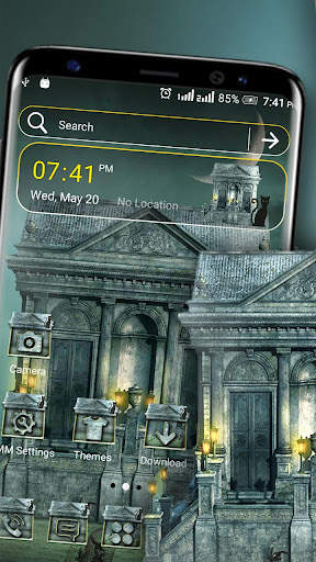 Haunted House Launcher Theme screenshot 1