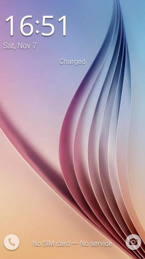 S6 WaterDroplet Locker screenshot 1