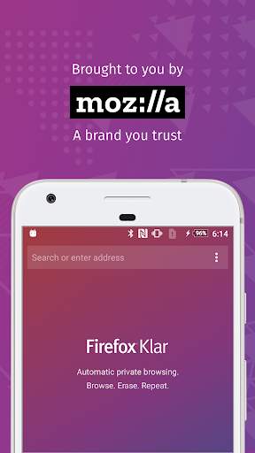 Firefox Klar: No Fuss Browser screenshot 3