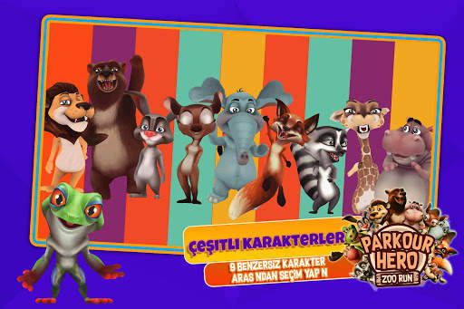 Parkour Hero - Animal Runner 3D Stunts Simulator screenshot 1