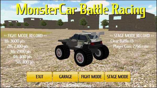 Monster Car Battle Racing screenshot 1