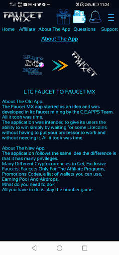 MX Faucet - Earn BTC LTC DASH DOGE TRON KLV NANO скриншот 3