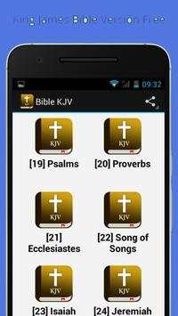 Holy Bible King James Version screenshot 1