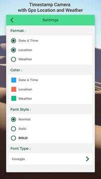 Timestamp Camera with Gps Location and Weather 4 تصوير الشاشة