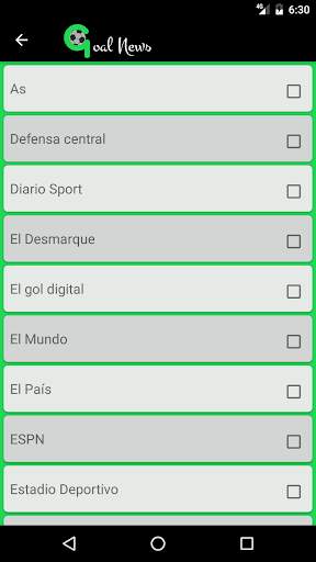 Goal News screenshot 2