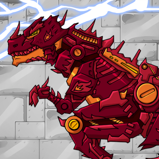 ikon Fire Tyrannosaurus - Dino Robot : Dinosaur Game