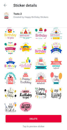 Happy Birthday Stickers for WA screenshot 5