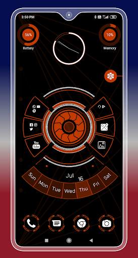 Compact Hitech launcher Pro - Themes, Wallpaper screenshot 16