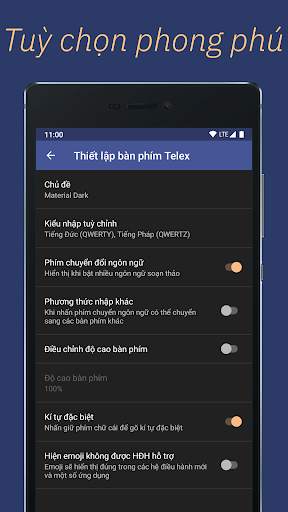 Telex Keyboard - gõ tiếng Việt screenshot 5
