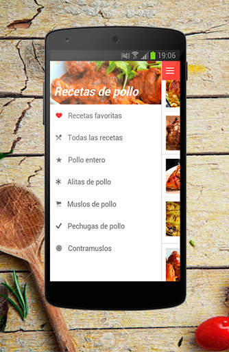 Recetas de pollo screenshot 2