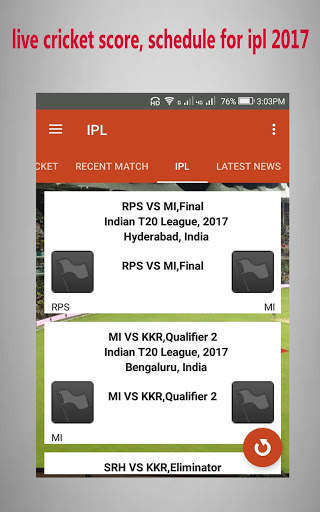 Live IPL - Cricket Score & News 2020 screenshot 9