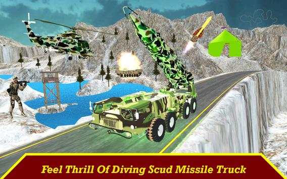 War Is Coming Army Scud Missile Truck Driving screenshot 2