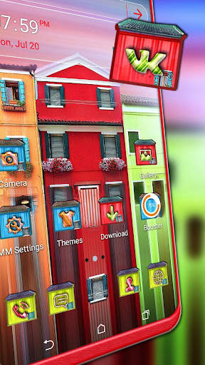 Colorful House Launcher Theme screenshot 1
