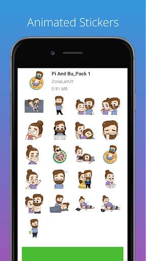 Stickers Pi And Bu - PiBuBear screenshot 3